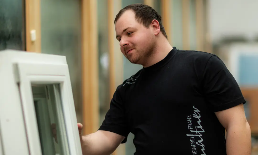 Johannes Kagerer, Schreiner & Spezialist für Fenster im Team der Schreinerei Renaltner
